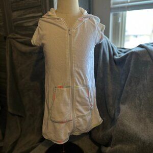 SO Terry Cloth Girls' Swim Cover-Up.  Size 5/6